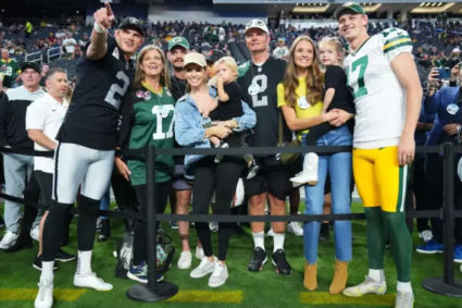 Carlson Brothers Anders and Daniel Express Faith in God, Face off in Raiders versus Packers Game