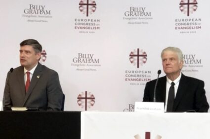 Franklin Graham casts vision for European Congress on Evangelism, seeks to encourage young evangelists